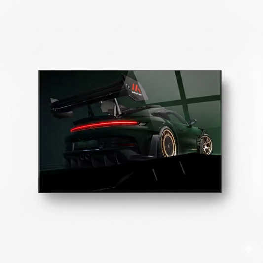 Porsche 911 GT3 Led Poster
