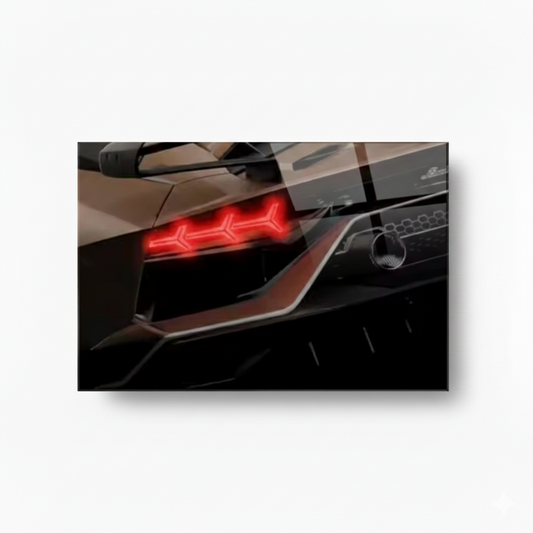 Lamborghini SVJ LED Poster