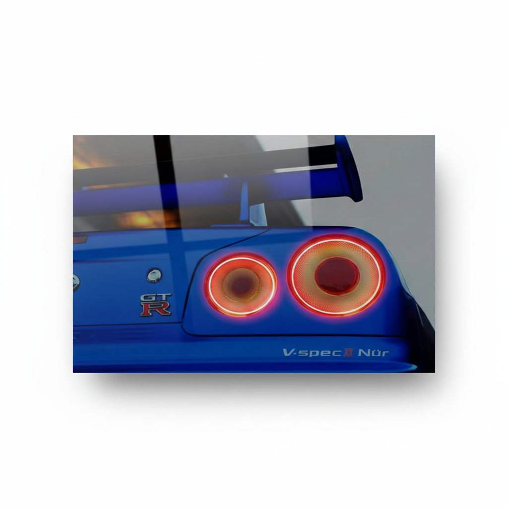 Nissan R35 GTR Led Poster