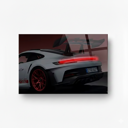 Porsche 911 GT LED Poster