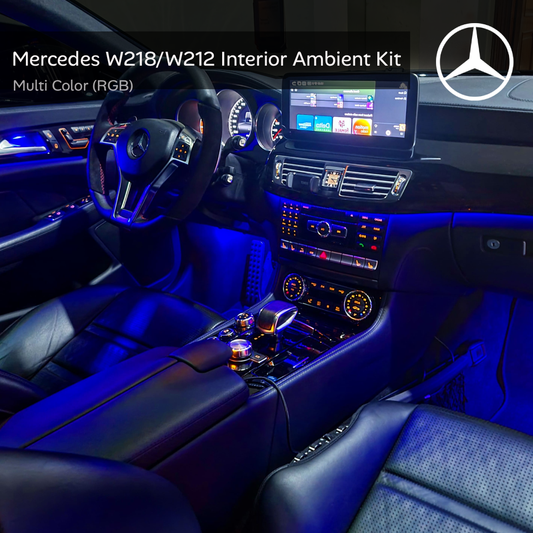 W218/W212 Mercedes 12-Color Interior Ambient Lighting Kit